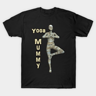 Yoga Mummy Tree Pose T-Shirt
